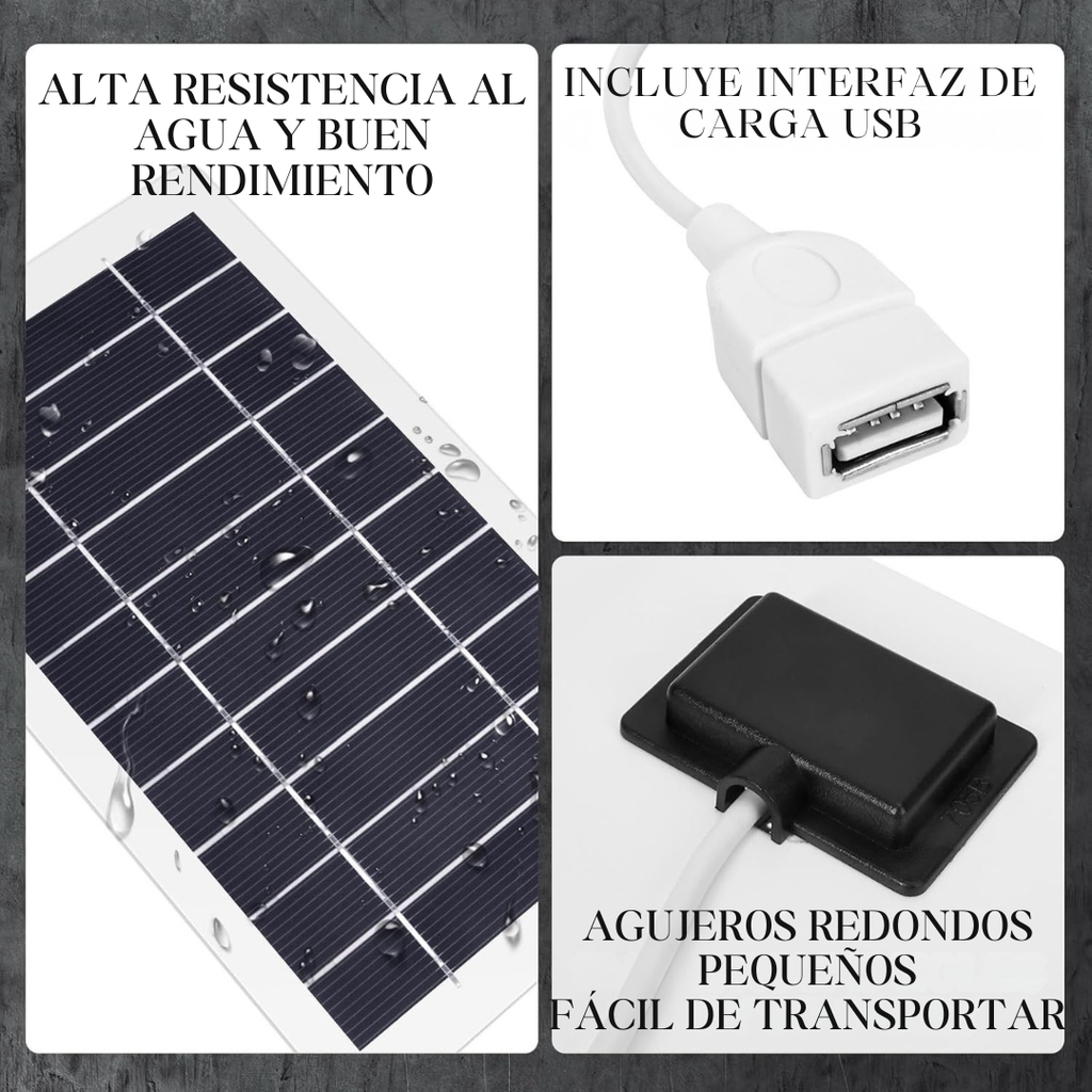 Cargador Solar Portátil