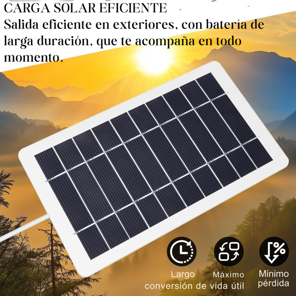 Cargador Solar Portátil
